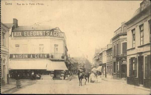 Lens Pas-de-Calais rue de la Porte d`Arras