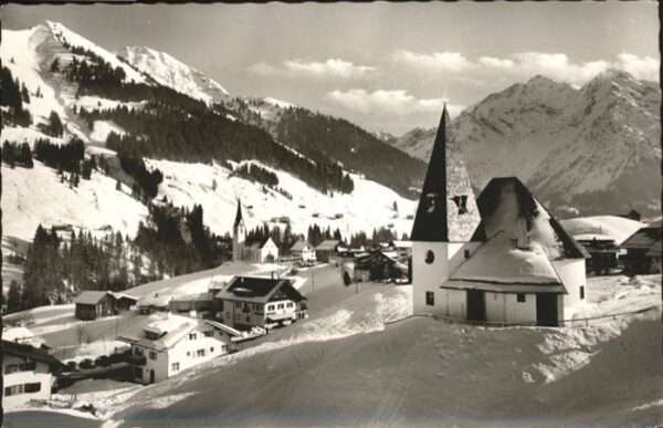 Hirschegg Kleinwalsertal Vorarlberg Wintersportplatz