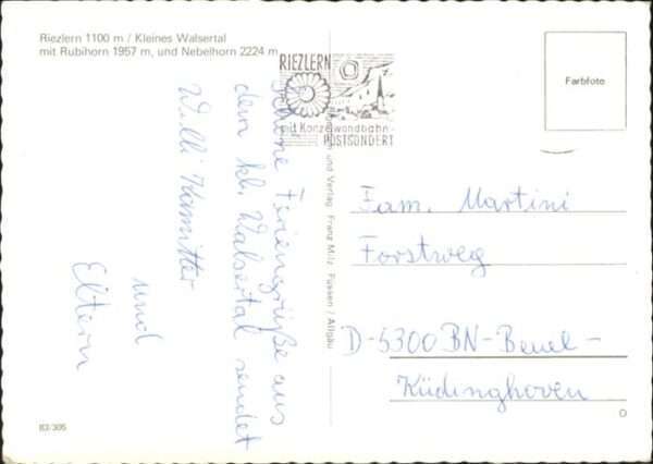 Riezlern Kleinwalsertal Vorarlberg Rubihorn
Nebelhorn – Bild 2