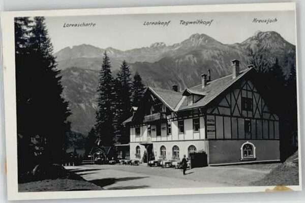 Mieming Hotel Fernpass ungelaufen ca. 1955