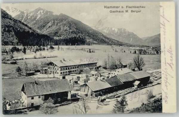 Hammer Fischbachau Hammer bei Fischbachau Gasthaus M. Berg
