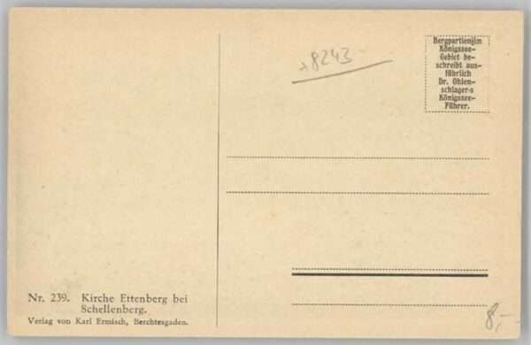 Schellenberg Sachsen Schellenberg Ettenberg ungelaufen ca. 1 – Bild 2