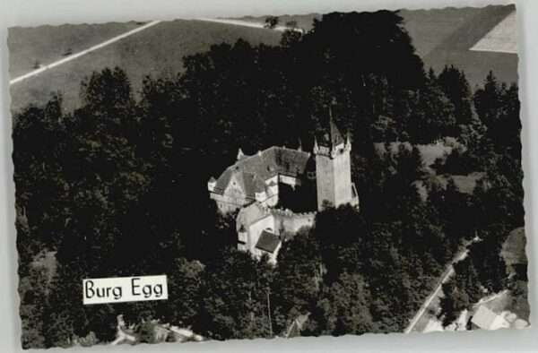 Egg Bernried Burg Egg Fliegeraufnahme o 1959