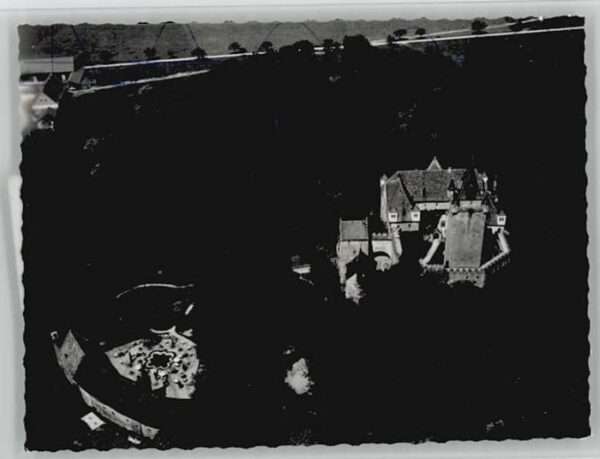 Egg Bernried Schloss Egg Fliegeraufnahme o 1964
