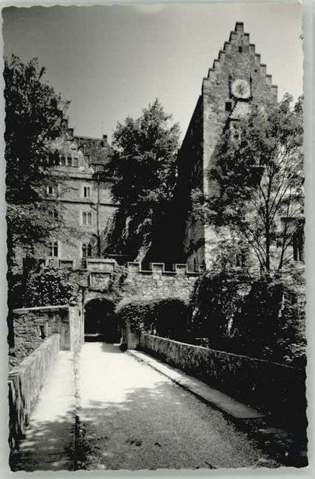 Bernried Niederbayern Schloss Egg ungelaufen ca. 1965