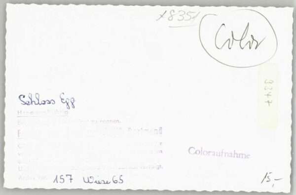 Bernried Niederbayern Schloss Egg ungelaufen ca. 1965 – Bild 2