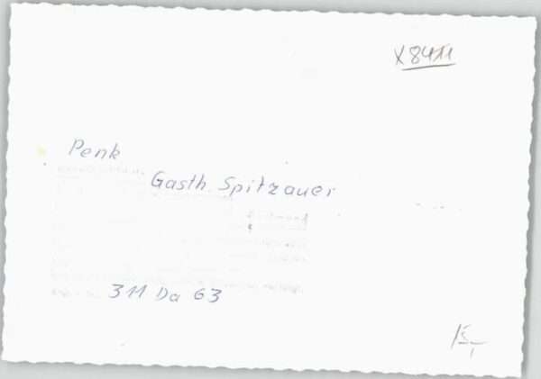 Penk Kaernten Penk Gasthaus Spitzauer o 1963 – Bild 2