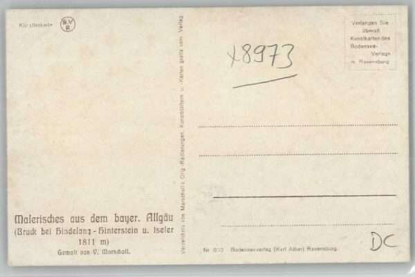 Marschall Vinzenz Bruck Bad Hindelang KünstlerV. Marschal – Bild 2