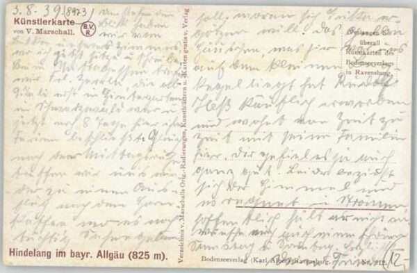 Marschall Vinzenz Hindelang KünstlerV. Marschall – Bild 2