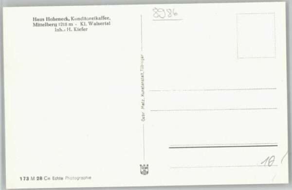 Mittelberg Kleinwalsertal Mittelberg Haus Hoheneck – Bild 2
