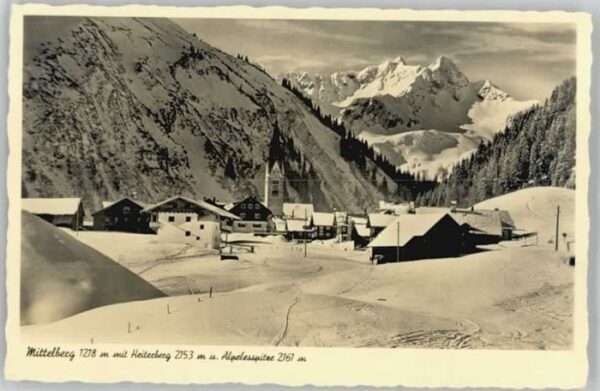 Mittelberg Kleinwalsertal Mittelberg