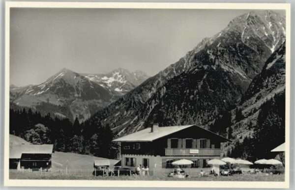 Mittelberg Kleinwalsertal Mittelberg Gasthof Noris Hütte