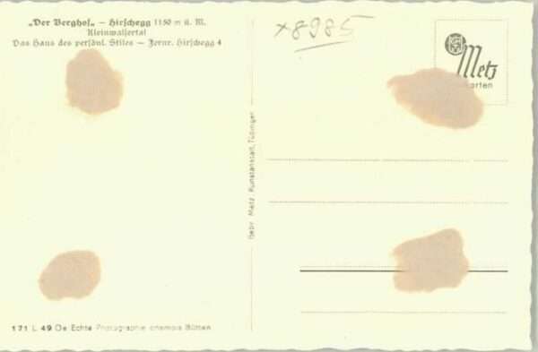 Hirschegg Kleinwalsertal Vorarlberg Hirschegg Kleinwalsertal Pension Bergho – Bild 2