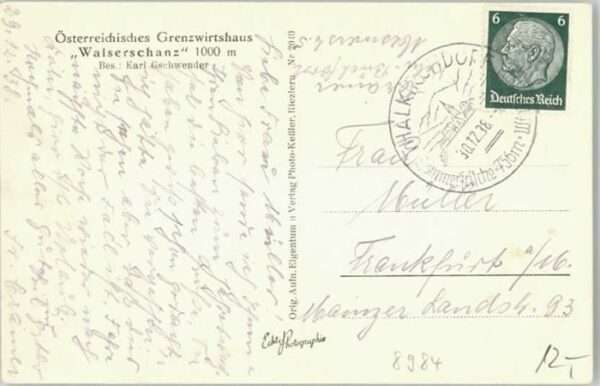 Riezlern Kleinwalsertal Vorarlberg Riezlern Walserschanz Kleinwalsertal – Bild 2