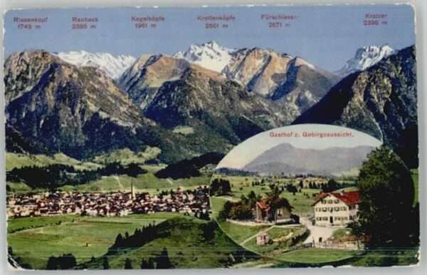 Reute Bad Waldsee Reute bei Oberstdorf Pension Gebirgsaus