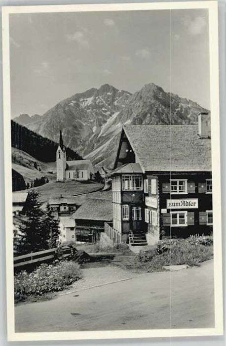 Hirschegg Kleinwalsertal Vorarlberg Hirschegg Gasthof Pension Adler