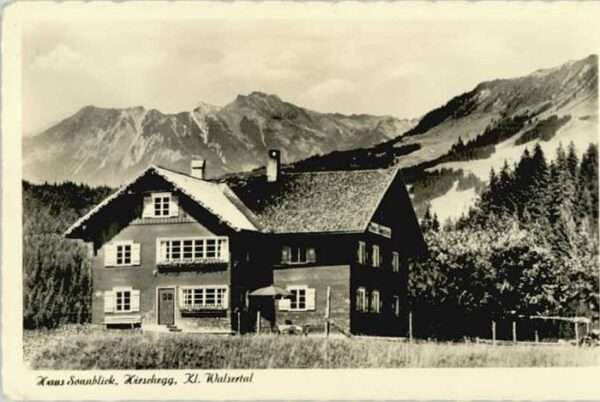Hirschegg Kleinwalsertal Vorarlberg Hirschegg Haus Sonnblick Kleinwalsertal