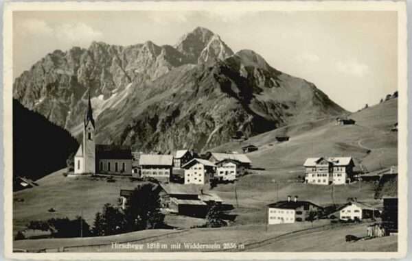 Hirschegg Kleinwalsertal Vorarlberg Hirschegg Widderstein Kleinwalsertal