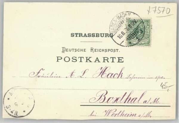 Strasbourg Alsace Ruprechtsauer Allee – Bild 2
