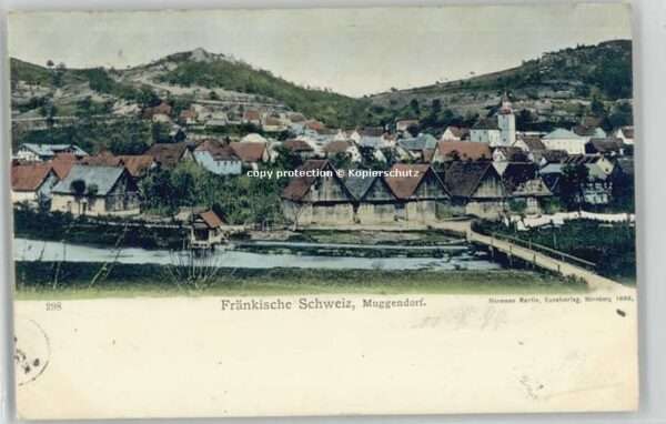 Muggendorf Fraenkische Schweiz Muggendorf Oberfranken  x 1899