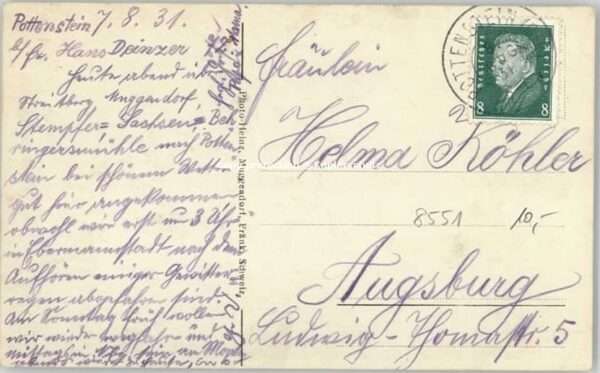 Muggendorf Fraenkische Schweiz Muggendorf Oberfranken  x 1931 – Bild 2