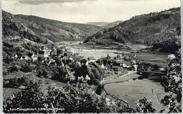 Muggendorf Fraenkische Schweiz Muggendorf Oberfranken  x 1957