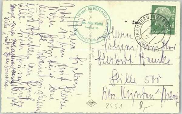 Muggendorf Fraenkische Schweiz Muggendorf Oberfranken  x 1957 – Bild 2