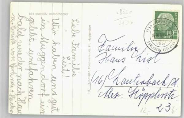 Muggendorf Fraenkische Schweiz Muggendorf Oberfranken BRK-Kurheim x 19 – Bild 2