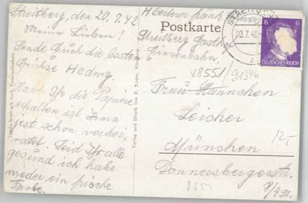 Muggendorf Fraenkische Schweiz Muggendorf Oberfranken  x 1942 – Bild 2