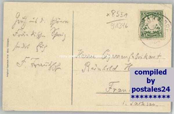 Muggendorf Fraenkische Schweiz Muggendorf Oberfranken  x 1908 – Bild 2