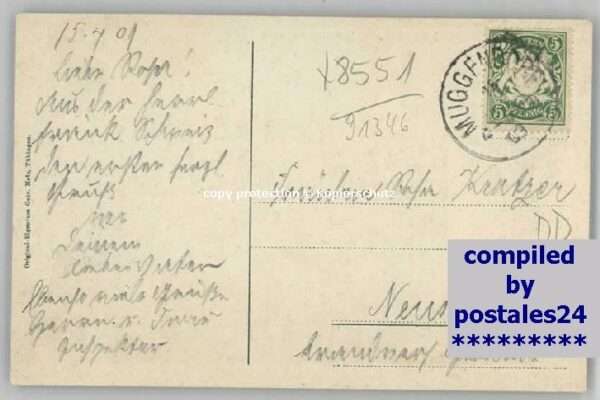 Muggendorf Fraenkische Schweiz Muggendorf Oberfranken  x 1909 – Bild 2