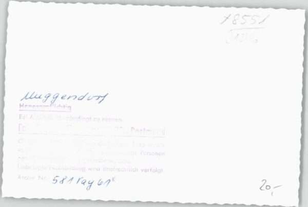 Muggendorf Fraenkische Schweiz Muggendorf Oberfranken  * 1961 – Bild 2