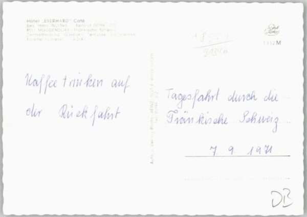Muggendorf Fraenkische Schweiz Muggendorf Oberfranken Hotel Cafe Eberh – Bild 2