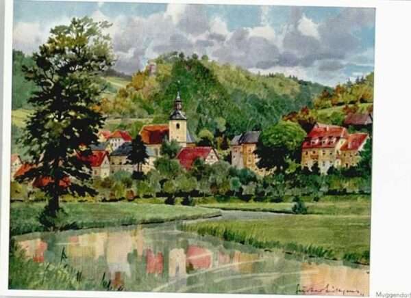 Muggendorf Fraenkische Schweiz Muggendorf Oberfranken KünstlerGustav L
