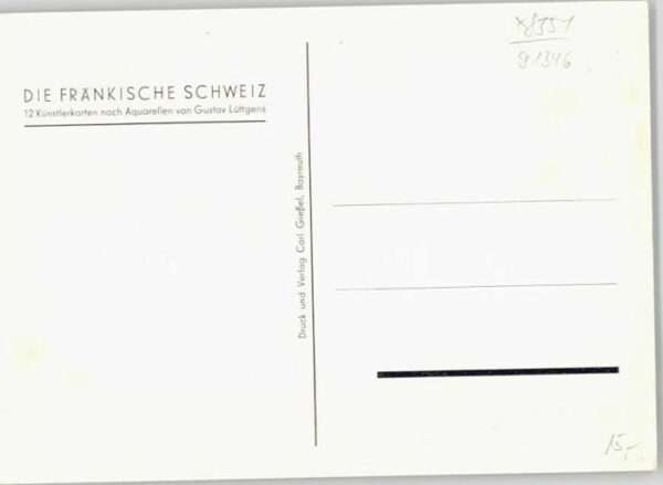 Muggendorf Fraenkische Schweiz Muggendorf Oberfranken KünstlerGustav L – Bild 2