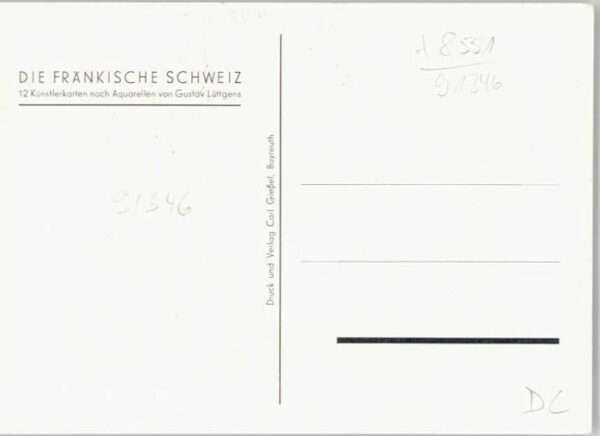 Muggendorf Fraenkische Schweiz Muggendorf Oberfranken KünstlerGustav L – Bild 2