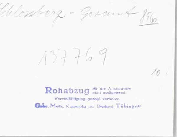 Schlossberg  * 1940 – Bild 2