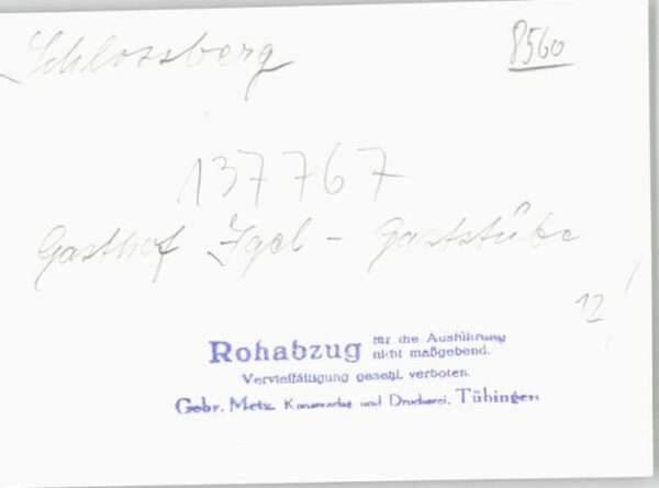Schlossberg Gasthof Igel * 1940 – Bild 2