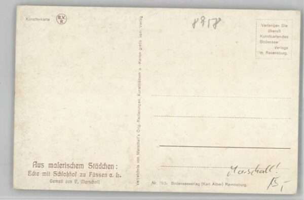 Marschall Vinzenz Füssen KünstlerMarschall * – Bild 2