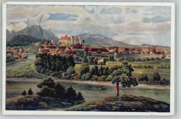 Marschall Vinzenz Füssen Künstlerkarte V. Marschall x