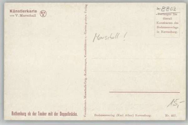 Marschall Vinzenz Rothenburg Tauber KünstlerV. Marschall – Bild 2