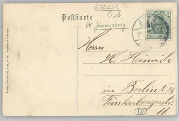 Arys Ostpreussen Arys Künstlerkarte Füchse x – Bild 2