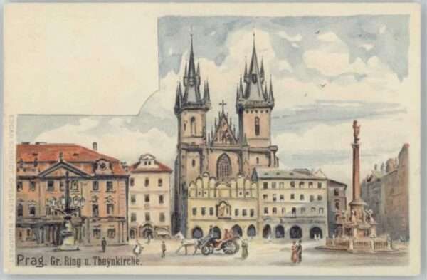 Prag Prahy Prague Prag Ring Theynkirche