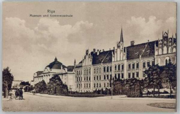 Riga Lettland Riga Museum Kommerzschule