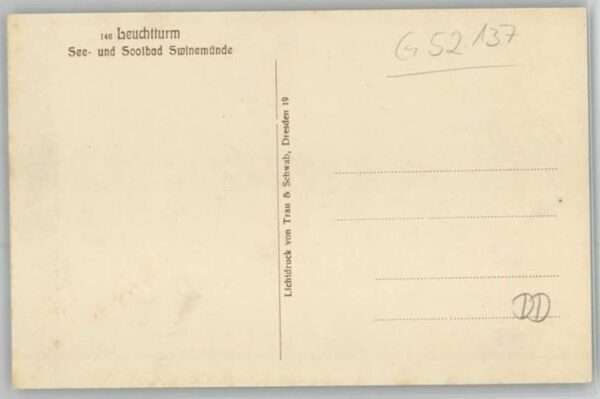 Swinemuende Ostseebad Westpommern Swinemünde Leuchtturm – Bild 2
