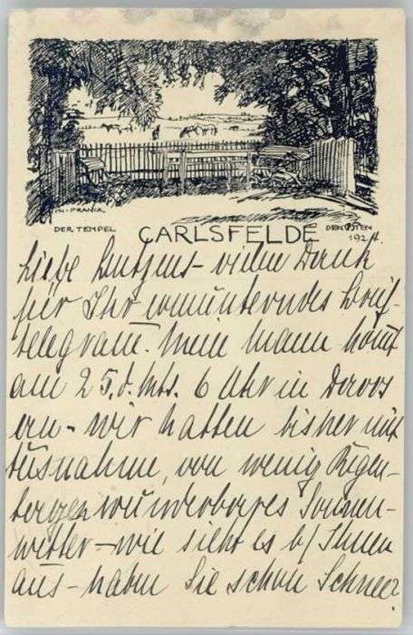 Carlsfelde Künstlerkarte