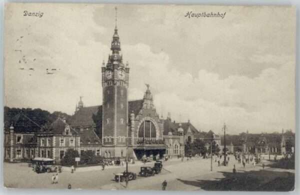 Danzig Westpreussen Danzig Hauptbahnhof