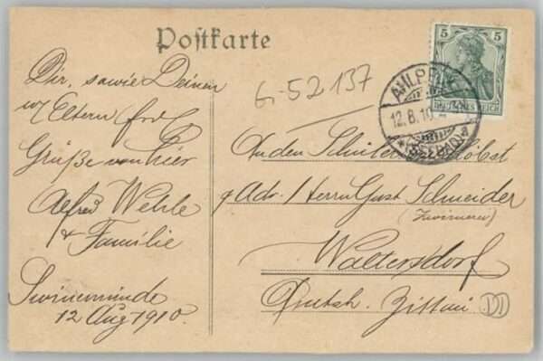 Swinemuende Ostseebad Westpommern Swinemünde Gedicht – Bild 2
