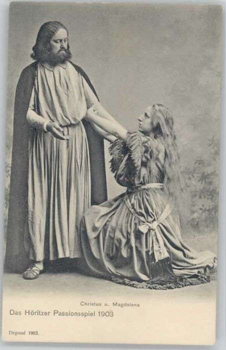 Hoeritz as Höritzer Passionsspiel Christus Magd