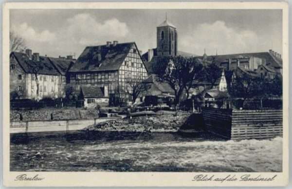 Breslau Niederschlesien Breslau Sandinsel